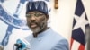 Le président du Libéria, George Weah, le 19 novembre 2021.