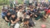 Sebanyak 119 pengungsi etnis Muslim-Rohingya yang tiba di perairan Desa Bluka Tebai, Kecamatan Dewantara, Kabupaten Aceh Utara, Provinsi Aceh. Rabu 16 November 2022. (Courtesy: Pemkab Aceh Utara)