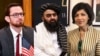 Dari kiri: Thomas West, Mutaqi, Rina Amiri.