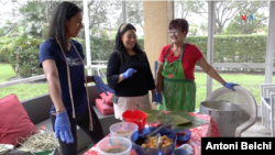 Esta familia venezolana planea hacer entre 90 y 120 hallacas para comer entre Navidad y Fin de Año.
