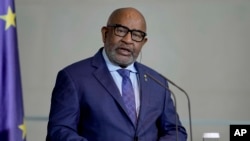 FILE - Comoros' President Azali Assoumani attends a news conference in Berlin, Germany, Nov. 20, 2023.