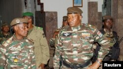 C'était la première apparition publique du général Tiani depuis qu'il a renversé le président élu Mohamed Bazoum le 26 juillet. (photo d'archives)