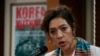 Elizabeth Salmon, U.N. special rapporteur for North Korea's human rights, speaks during a press conference in Seoul, South Korea, Sept. 12, 2023. 