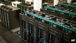 FILE - A view of the new supercomputer, the MareNostrum5, at the Barcelona Supercomputing Center, Spain, on Friday, Dec. 15, 2023. (AP Photo/Emilio Morenatti)