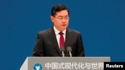 Waziri wa mambo ya nje wa China, Qin Gang. April 21, 2023. 