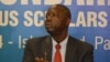 Malick Ceesay, the head of the Pakistan-based liaison office for the U.N. Assistance Mission in Afghanistan (UNAMA), addresses seminar in Islamabad on June 11, 2024 (courtesy CRSS)