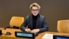 Deris Nagara saat berpartisiasi di konferensi sains terbuka di kantor pusat PBB di New York (dok: Deris Nagara)