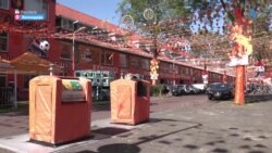 Холандска улица обоена во портокалово пред ЕП 2024
