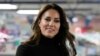 Kate, Putri Wales tersenyum saat berkunjung ke Sebby's Corner di London utara, Jumat, 24 November 2023. (Foto: AP)