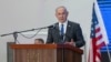 Perdana Menteri Benjamin Netanyahu di Museum Toleransi di Yerusalem, 18 Februari 2024. (AP Photo/Ohad Zwigenberg)