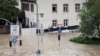 Banjir melanda wilayah Heidelberg, di barat daya Jerman, pada 3 Juni 2024. (Foto: AFP/Daniel Roland)