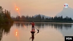 Los lagos Vermilion se encuentra a tan solo cinco minutos de la ciudad de Bannf, dentro del Parque Nacional Banff. [Foto: Karen Sánchez, VOA]