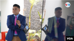 Hector Rosales es uno de los fundadores del medio digital Nicaragua Actual, en Costa Rica. Foto Donaldo Hernández, VOA