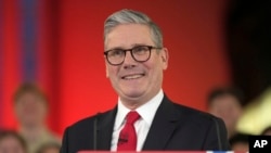 Leyboristlər partiyasının lideri Keir Starmer. London, Birləşmiş Krallıq. 5 iyul, 2024. 