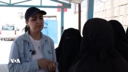 Jineke Kurd Rêvebirîya Kampa Holê Dike