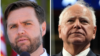 JD Vance, republikanski kandidat za potpredsjednika i Tim Walz, demokratski kandidat za potpredsjednika SAD