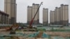 资料照：碧桂园在天津开发的一处住宅区建筑工地。（2023年8月18日）