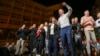 Христијан Мицкоски и Гордана Силјановска Давкова ја слават победата на парламентарните и претседателските избори