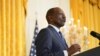 Rais wa Kenya William Ruto wakati wa mkutano wa pamoja wa vyombo vya habari na Rais wa Marekani huko White House Mei 23, 2024.. Picha na REUTERS/Nathan Howard 