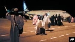 Uwanja wa ndege wa Port Sudan, Mei 11, 2023. 