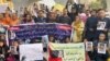 د کراچۍ په تين تلوار د تښتول شوو هندوانو راخوشي کولو دپاره احتجاجي مظاهره