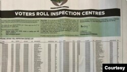 ZEC yazivisa nzvimbo dzekuti vanhu vatarise mazita avo muVoters Roll.