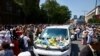 Sarajevo, Bosna i Hercegovina, Prolazak kolone sa posmrtnim ostacima žrtava genocida u Srebrenici, Sarajevo, 09.07.2024.