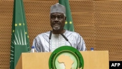 Moussa Faki Mahamat, Mkuu wa Tume ya Umoja wa Afrika akiwa Addis Ababa, Ethiopia. May 25, 2023.