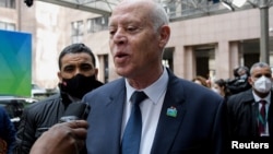Depuis le 22 mars, le président Saied n'avait effectué aucune activité en public, ce qui a déclenché des spéculations sur son état de santé.
