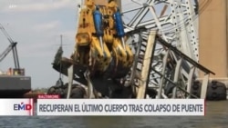Localizan sexto cadáver tras colapso de puente en Baltimore