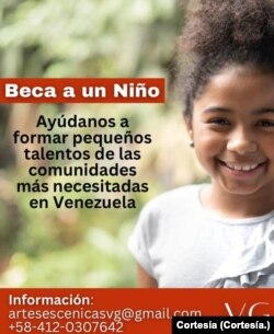 La idea de dictar clases en zonas populares surgió luego de que presentara una obra en Petare, estado de Miranda, Venezuela. [Foto cortesía, Valentina Garrido].