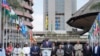 Le président kenyan William Ruto s'adresse aux délégués lors de la séance de clôture du Sommet africain sur le climat au Kenyatta International Convention Center à Nairobi, le 6 septembre 2023.