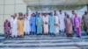 Ma’aikatan NAHCON da suka halarci taron manema labarai