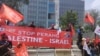Ratusan Buruh Demo Minta AS dan PBB Bantu Setop Perang Israel-Hamas