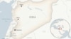 Mapa Sirije i glavni grad Damask