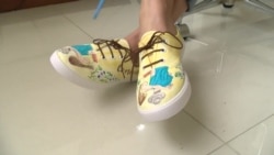 Migrante venezolana le da un nuevo enfoque al “calzado de diseñador”