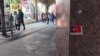 Təbrizin müxtəlif məhəllələrində bayraqlı stikerlər quraşdırılıb