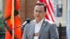 FILE - In this Aug. 22, 2019, photo, Cherokee Nation Principal Chief Chuck Hoskin Jr. speaks during a news conference in Tahlequah, Okla. 