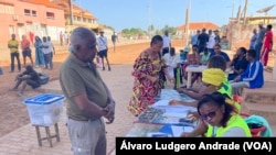 Mesa de assembleia de voto, Bissau, Guine-Bissau, 23 Junho 2023