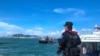 深圳警方海上巡邏-深圳市公安局網站截屏。