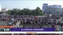 Violentes manifestations en Irak