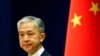Juru Bicara Kementerian Luar Negeri China Wang Wenbin dalam konferensi pers di Beijing, China, 3 Maret 2022. (REUTERS/Carlos Garcia Rawlins)