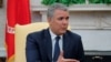 El presidente de Colombia, Iván Duque, habla durante una reunión con el presidente de los Estados Unidos, Donald Trump, en la Oficina Oval de la Casa Blanca en Washington, EE. UU., el 13 de febrero de 2019.