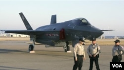 Pesawat jet siluman paling canggih AS, F-35 Lightning II.