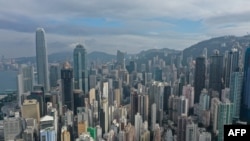 2022年11月14日，香港鸟瞰图。据中国官方媒体2023年1月12日报道，英国在最近的香港报告中批评了它所说的中国政府对香港自由的侵蚀。