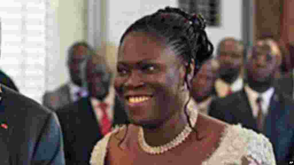 Simone Gbagbo épouse de Laurent Gbagbo.