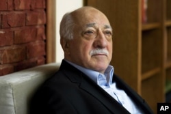 FILE - In this March 15, 2014, file photo, Turkish Islamic preacher Fethullah Gulen is pictured at his residence in Saylorsburg, Pa. Gulen is charged in Turkey with plotting to overthrow the government in a case his supporters call politically motivated.