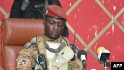 Kiongozi wa kijeshi wa Burkina Faso, Kepteni Ibrahim Traore.