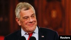 El subsecretario Interino de la Oficina de Asuntos del Hemisferio Occidental del gobierno de Estados Unidos, el embajador Michael G. Kozak, durante una visita a Guatemala, el 7 de febrero de 2020. 