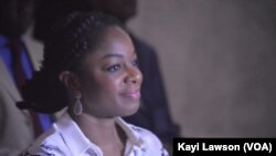Cina Lawson, ministre de l’économie numérique du Togo, 27 anvier 2017. (VOA/Kayi Lawson à Lomé)